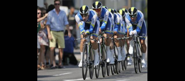 Saltaron los canguros del Orica en el Tour | El Orica-Greenedge, ganador de la cuarta etapa, a un promedio de velocidad de 57,841 por hora. Volaron los australianos. FOTO AP