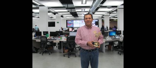 José Alejandro ganó premio Esso Mobil | Tiene 10 años como periodista de motores. FOTO CRISTINA CALLE O.