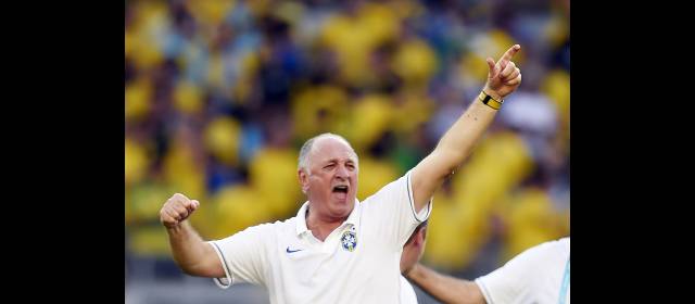 Técnico Scolari plantea volver a su estilo de "sargento" con Brasil | Con ceño fruncido y hostilidades, así se espera a Scolari. FOTO AFP