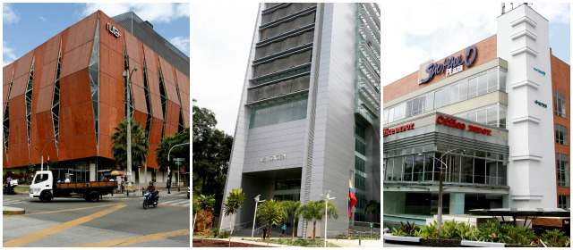 De acuerdo con Ana María, los edificios de Isagén, Ruta N y Sao Paulo Plaza son ejemplos de construcción sostenible en Medellín. FOTOS Donaldo Zuluaga Velilla