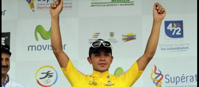 Fabio Duarte es el primer líder de la Vuelta a Colombia | FOTO COLPRENSA