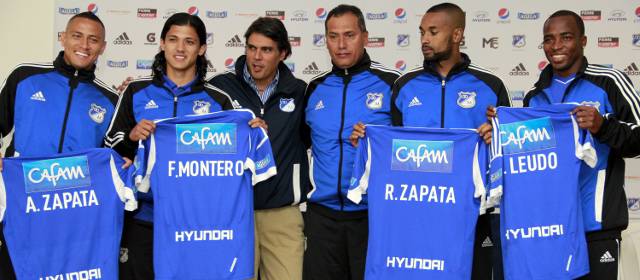Millonarios presentó sus refuerzos para la temporada 2013 | FOTO COLPRENSA