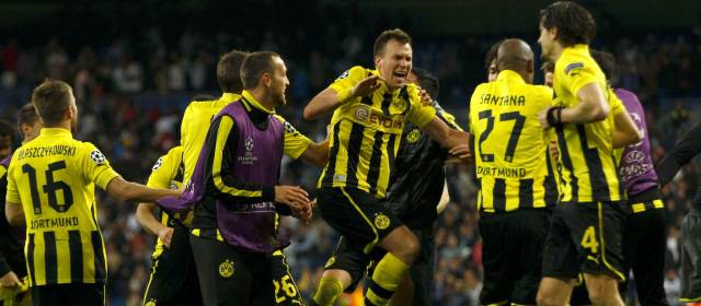 Borussia Dortmund eliminó al Real Madrid de la Liga de Campeones | El Dortmund encajó en el Bernabéu su primera derrota en esta edición del torneo. FOTO REUTERS