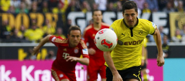 Robert Lewandowski, el verdugo del Real Madrid, malogró un penalti al final del encuentro. FOTO REUTERS