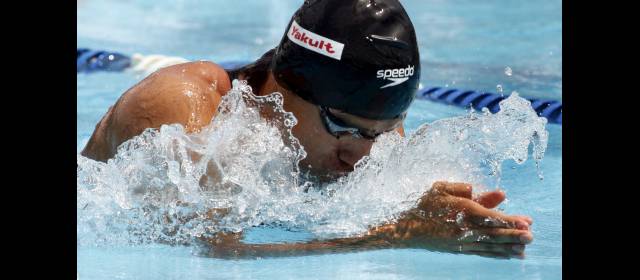 La Trucha sacó récord de la piscina brasileña | Jorge M. Murillo hizo ayer marca de campeonato en los 200 metros pecho y batió el récord nacional absoluto. FOTO MANUEL SALDARRIAGA