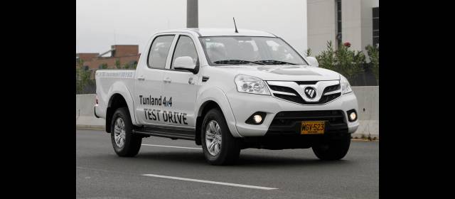 La Tunland Fotón compite en pick ups | Un vehículo para el doble propósito en ciudad y campo que es apetecido hoy por los compradores. FOTO HERNÁN VANEGAS