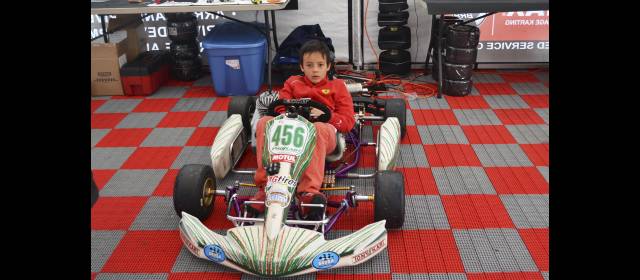 Niños precoces recorren camino de consagrados | Chevy Rodríguez es el kartista más joven de Colombia y, a la vez, el que tiene mayor proyección internacional. FOTO CORTESÍA