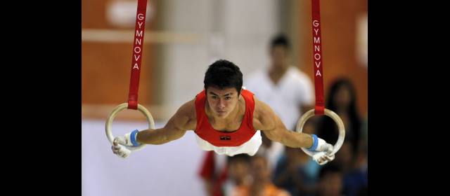 Jossimar Calvo está bendecido en Eslovenia | El gimnasta Jossimar Calvo viajó a Eslovenia con el apoyo del Comité Olímpico Colombiano. Antes estuvo en Holanda, Japón, México y Puerto Rico. FOTO ARCHIVO