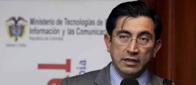 En audiencia se analizó cómo se subastará el espectro para tecnología 4G | Ministro TIC, Diego Molano. Foto Colprensa