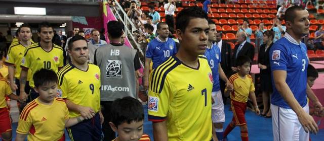 Colombia perdió con Italia el tercer puesto del Mundial de fútbol sala | Foto: cortesía Fifa.