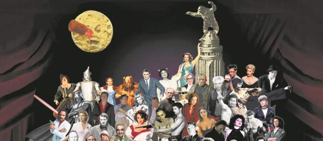 Kinetoscopio llega a la edición 100 | Darth Vader, Martin Scorsese, Vincent Vega, Woody Allen, Marty McFly, Rick Blaine, Travis Bickle y The Bride en el collage de la edición 100. FOTO CORTESÍA