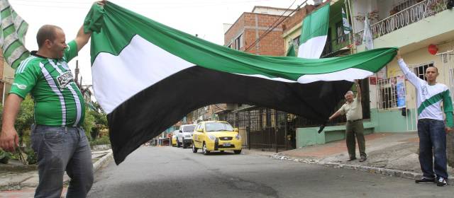 La hinchada de Nacional está feliz con la conquista del nuevo título. FOTO RÓBINSON SÁENZ
