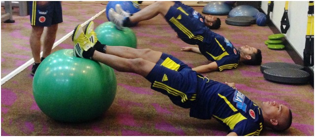 Falcao es la primera duda de Colombia | El trabajo de recuperación en el hotel Sonesta de Barranquilla prevaleció ayer en la Selección. FOTO CORTESÍA COLFÚTBOL