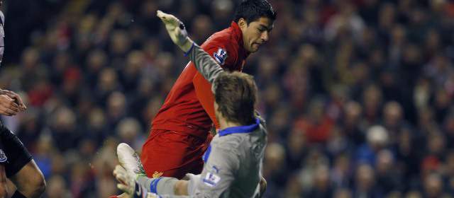 Luis Suárez fue el héroe del Liverpool en el empate al Newcastle |