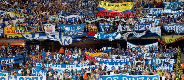 Hinchas de Millonarios fueron sancionados en Medellín | FOTO JAIME PÉREZ