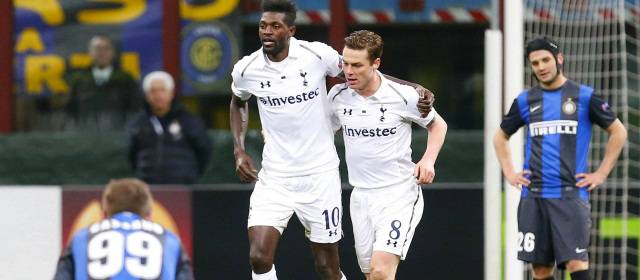 Inter de Milán hizo cuatro goles pero quedó eliminado | Tottenham eliminó al equipo italiano tras haber ganado el partido como local por 3-0. FOTO REUTERS