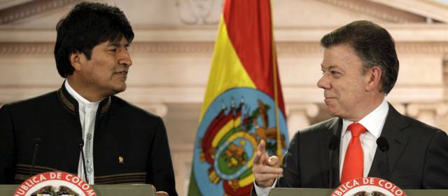 Evo Morales sí asistirá a la Cumbre de las Américas | Colprensa | El presidente Juan Manuel Santos destacó la visita del su homólogo boliviano.