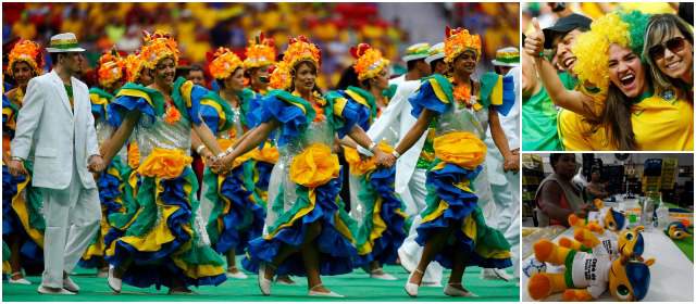 Brasil alista una Copa Mundo de fútbol y contrastes | Con el carnaval como antesala, Brasil se alista para gozar con el Mundial. En tierra de los pentacampeones el fútbol es religión. FOTOS AGENCIAS