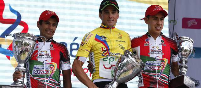 El español Óscar Sevilla, campeón de la Vuelta a Colombia 2014 | Foto: Julio César Herrera