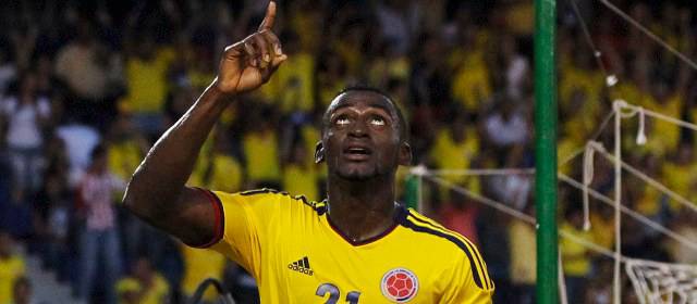Colombia mantiene los ánimos bien arriba | Jackson Martínez ratificó en Barranquilla su buen momento con Porto de Portugal. FOTO REUTERS
