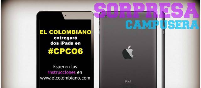 Con El Colombiano: gana un iPad Mini en Campus Party |