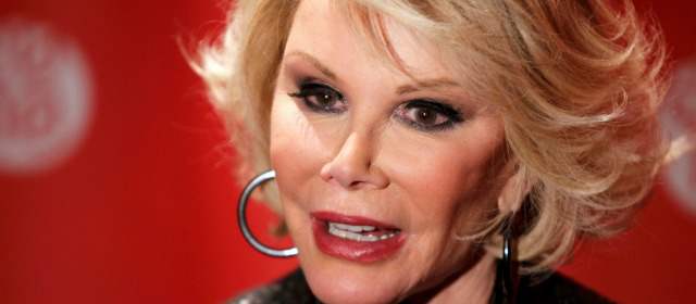 Hija de Joan Rivers afirma que su madre "descansa cómodamente" | FOTO REUTERS