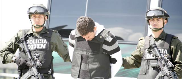 Juan Carlos Calle Serna, alias "Armando", fue detenido en Quito el viernes. | Colprensa | Juan Carlos Calle Serna, detenido el viernes en las afueras de Quito, es señalado de ser un presunto líder de la banda de narcotraficantes "los Rastrojos".