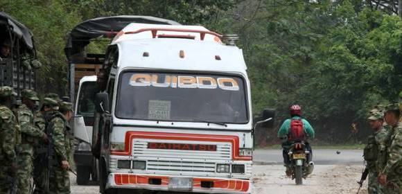 De a poco vuelve la normalidad en Chocó luego del paro armado anunciado por el Eln. FOTO EL COLOMBIANO