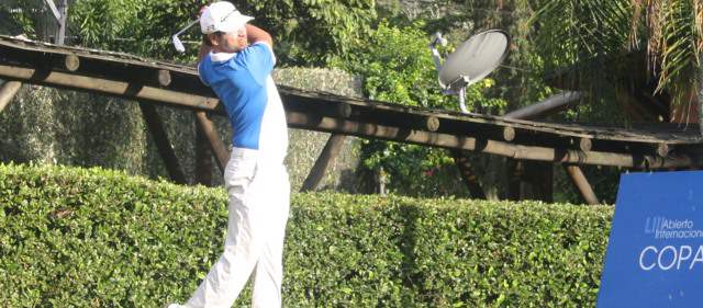 Diego y Camilo arrancan con notas sobresalientes | El caleño Diego Vanegas es el líder del Abierto Internacional de golf de El Rodeo. FOTO CORTESIA