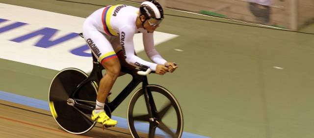 Colombia sumó otra plata en la pista | Fabián Puerta es la gran figura de Colombia. FOTO FEDECICLISMO