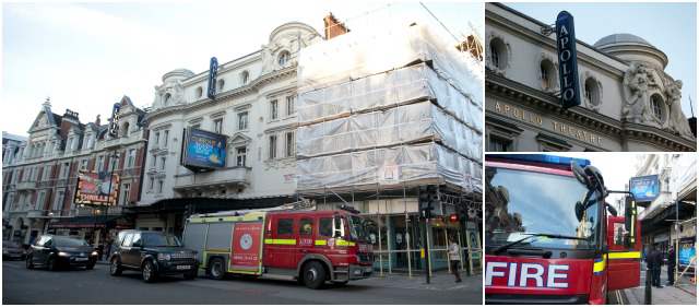 Investigan las causas del derrumbe del techo del teatro Apollo de Londres