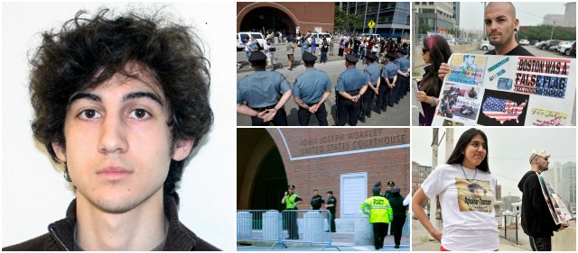 El acusado de los atentados de Boston se declaró inocente