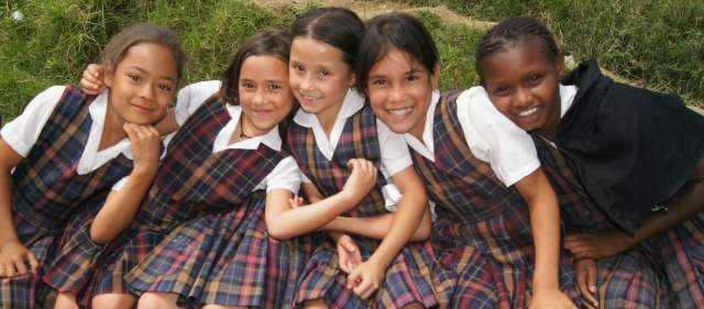 La alegría que se refleja en los rostros de los estudiantes Creadores del Futuro es sinónimo de una buena convivencia.