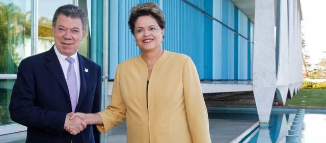 Santos agradeció el apoyo de Brasil al proceso de paz con el Eln |