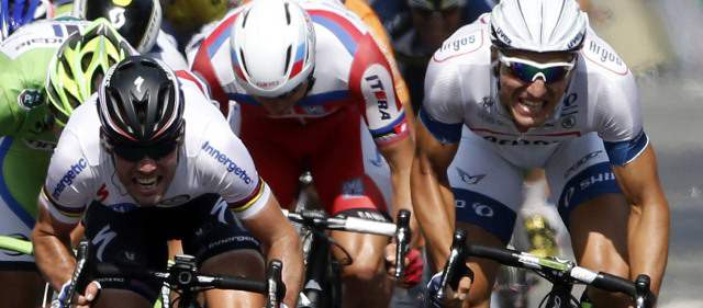 "El Tour no está liquidado": Nairo | Marcel Kittel le gana a Mark Cavendish. FOTO REUTERS