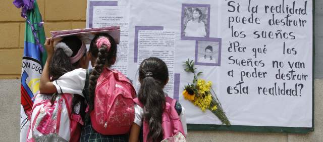 Hay miedo en los colegios de Medellín | FOTOS HERNÁN VANEGAS OCHOA