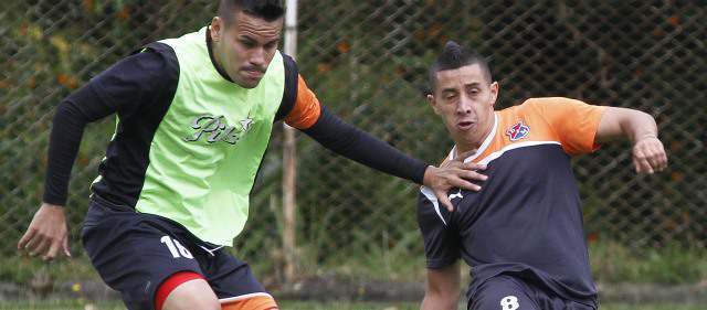 "El gran objetivo del Medellín es la Liga-2": Pérez | Cristian Restrepo y Cléider Alzate, alternativas que tiene el Medellín para el duelo del domingo ante Petrolera. FOTO ROBINSON SÁENZ
