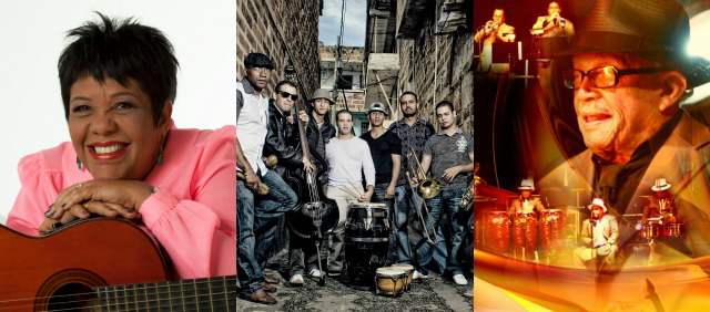 Llegó la hora del jazz y la salsa | De izquierda a derecha la brasileña Rosa Passos y su bossa nova; el grupo antioqueño Siguarajazz, y la sexagenaria Sonora Ponceña, de Puerto Rico. FOTOS CORTESÍA