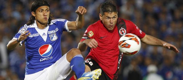 Millonarios perdió ante el Tijuana en la Copa Libertadores | Foto AP