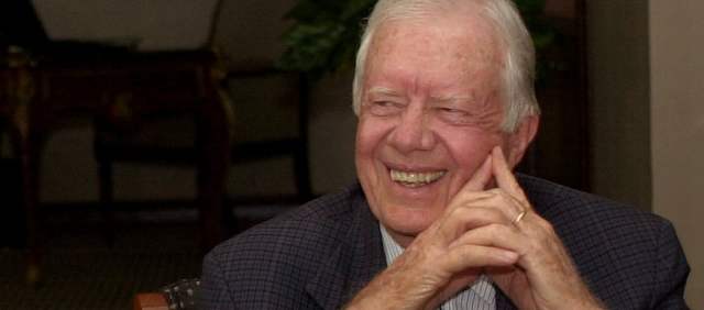 Jimmy Carter viene a hablar de paz