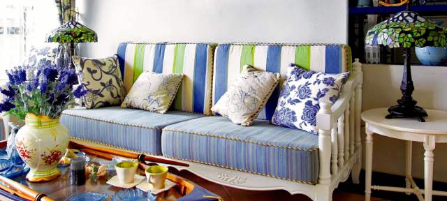 Las rayas, armonía y color en el hogar