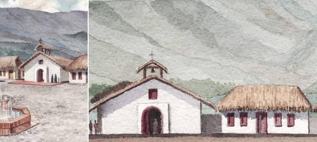 Un viaje al pasado del Parque de Berrío | Acuarela de Pedro Pablo Lalinde con la imagen de la Plaza Mayor, nombre antiguo del Parque de Berrío. Se hizo con base en crónicas del Siglo XVIII. FOTO CORTESÍA