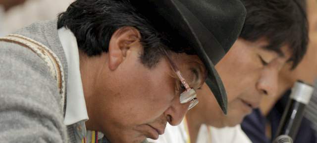 Indígenas de América pidieron voz y respeto | Los indígenas reunidos en Cartagena pidieron más protagonismo político y no sólo cultural. FOTO CANCILLERÍA