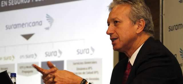 Ingresos de Suramericana subieron a $6,03 billones en 2013 | Las perspectivas internacionales de Suramericana son positivas para su presidente Gonzalo Pérez. FOTO DONALDO ZULUAGA