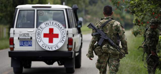 Comienza misión por la libertad | En el área de la liberación de los secuestrados, mantenida en secreto, se suspendieron operaciones militares. FOTO MANUEL SALDARRIAGA