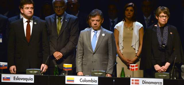 Colombia es protagonista en nuevo entorno global | El presidente Santos y la canciller María Ángela Holguín fueron los que comandaron la delegación colombiana en Santiago de Chile para recibir este reto regional. FOTO COLPRENSA