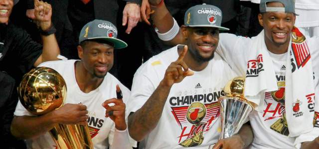 NBA: Lebron James y los Miami Heat celebran el título | FOTO REUTERS