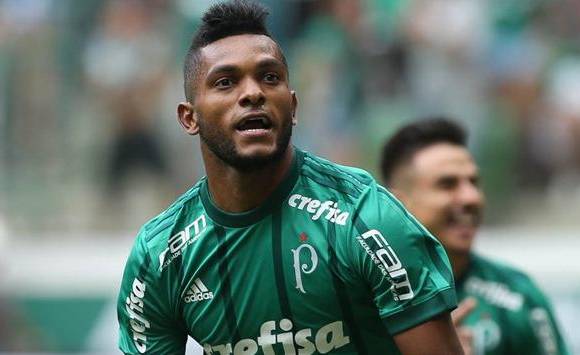 Miguel Ángel Borja busca sumar la mayor cantidad de minutos con Palmeiras para poder ser tenido en cuenta por José Pekerman para el Mundial. FOTO: FACEBOOK PALMEIRAS.