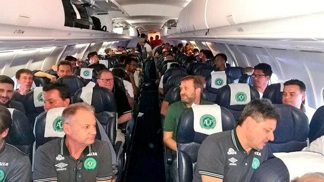 Los videos de los jugadores de Chapecoense antes del accidente