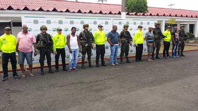 La Operación Tsunami, como se determinó el operativo adelantado, dio con la captura de seis personas, todas al servicio de alias “Rambo”. FOTO Colprensa